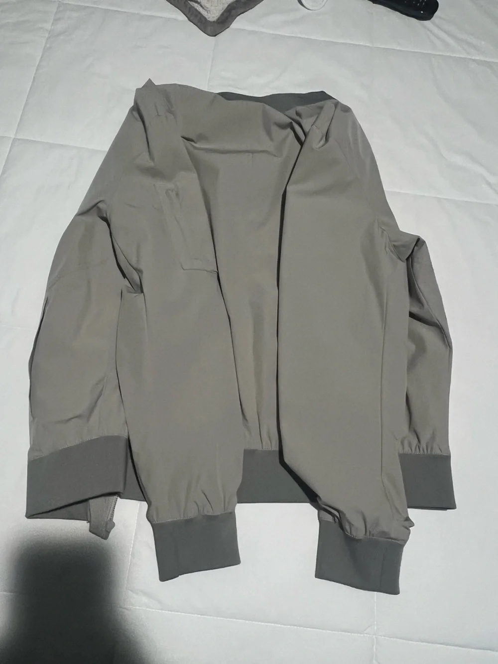 Zara Light Gray Bomber Jacket - Men's Large